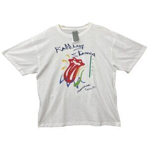 The Rolling Stones T Shirt American Tour 81 Graphic Size Medium NWT